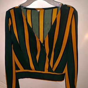 Long sleeve stripped shirt